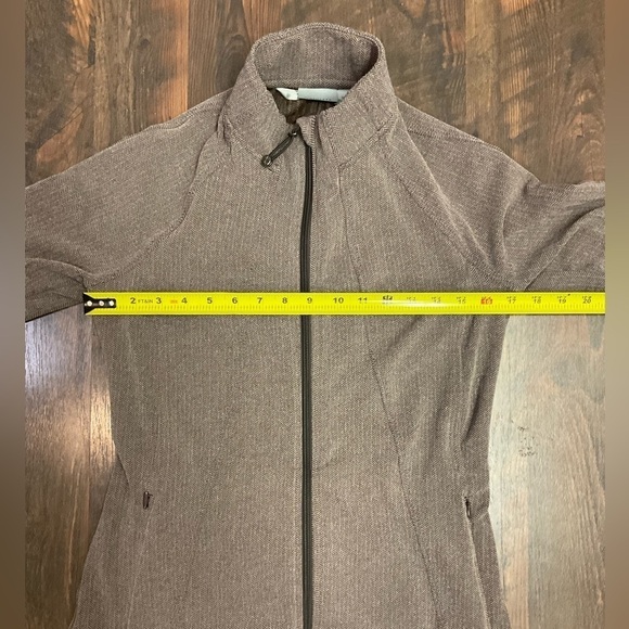 Athleta Hope Herringbone Zip Up Yoga Jacket - Picture 8 of 9